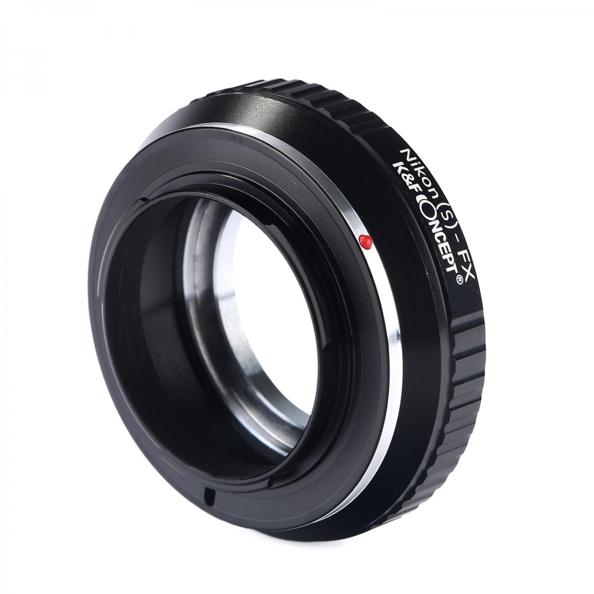 K&F Concept Lens Mount Adapter Compatible with Nikon(s) Mount Lens to FX Lens Camera Body 