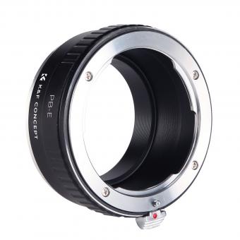 Lentes Praktica a adaptador de montura de lente Sony E K&F Concept M30101 Adaptador de lente