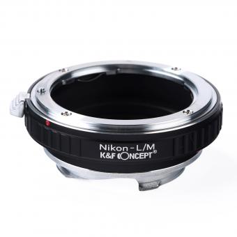 K&F Concept Adapter für Nikon F Objektiv auf Leica M Mount Kamera