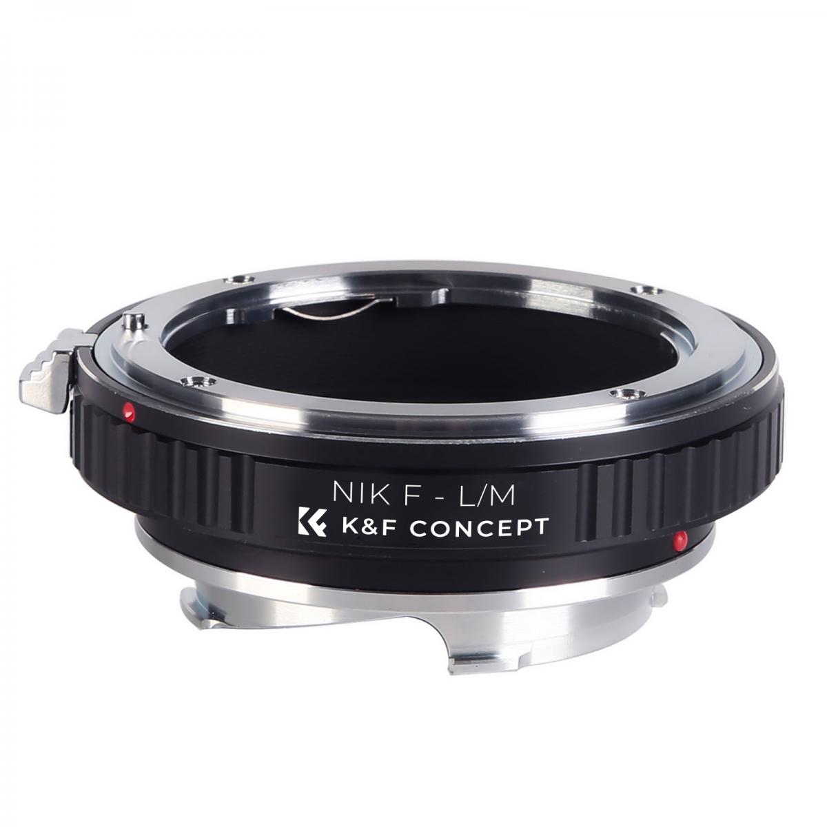 K&F Concept NIK F-L/M Bague d'Adaptation pour Objectif Nikon F vers Appareil Photo Leica M