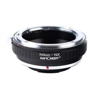 Lentes Nikon F a adaptador de montura de lente Samsung NX K&F Concept M11251 Adaptador de lente