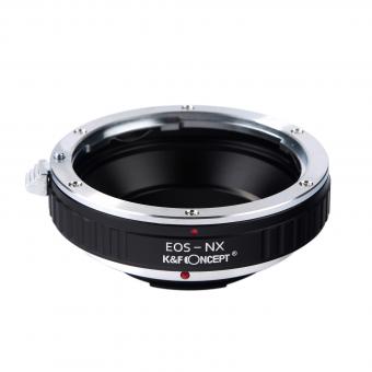 Lentes Canon EOS EF a Samsung NX Adaptador de montura de lente K&F Concept M12251 Adaptador de lente