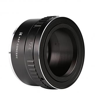 K&F Concept Adapter für T2 Objektiv auf Sony E Mount Kamera