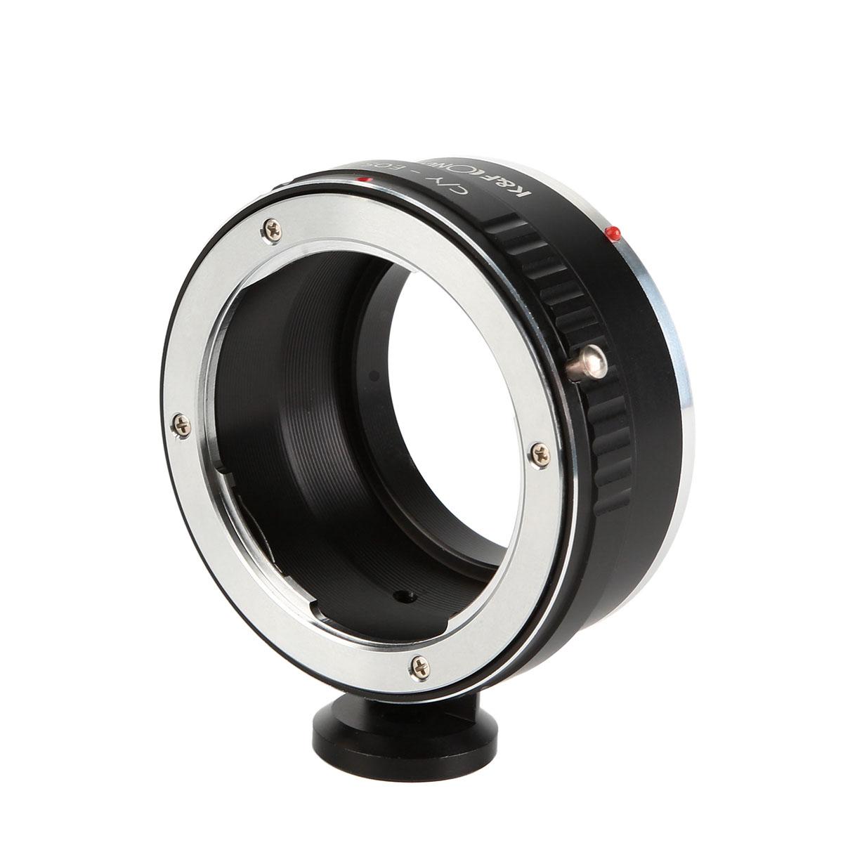 K&F Concept Adapter für Contax Yashica Objektiv auf Canon EOS M Mount Kamera mit Halterung