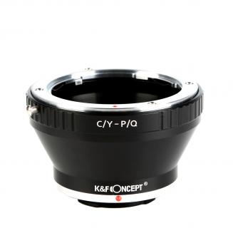 K&F Concept Adapter für Contax Yashica Objektiv auf Pentax Q Mount Kamera