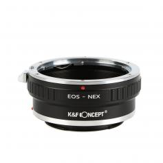 Adapter für Canon EF Objektiv auf Sony E Mount Kamera mit Halterung