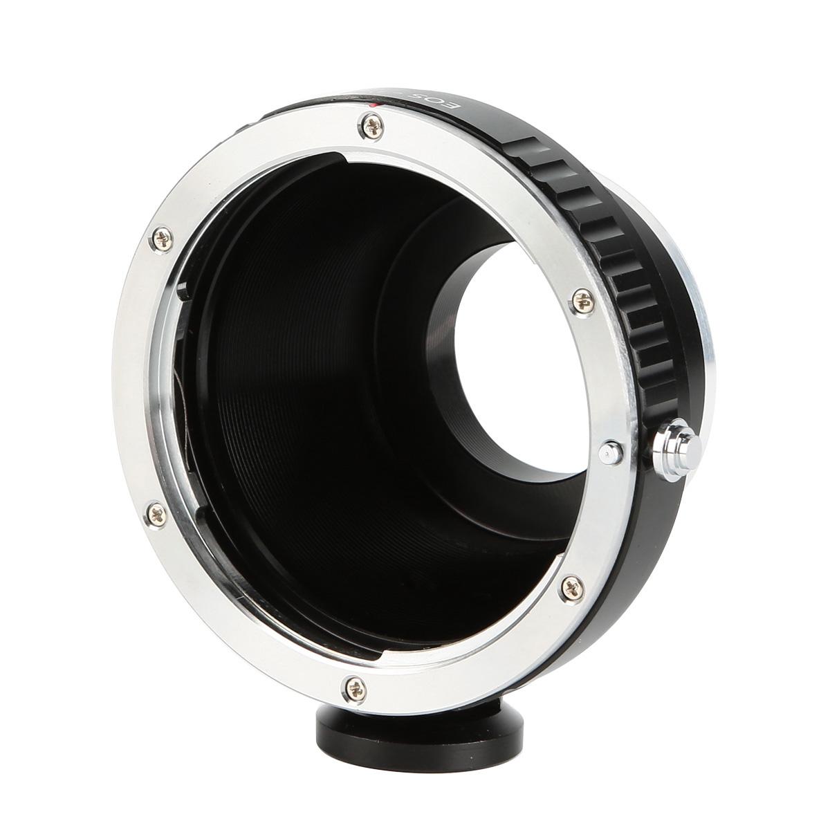 K&F Concept Adapter für Canon EF Objektiv auf Pentax Q Mount Kamera mit Halterung