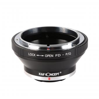 K&F Concept Adapter für Canon FD Objektiv auf Pentax Q Mount Kamera