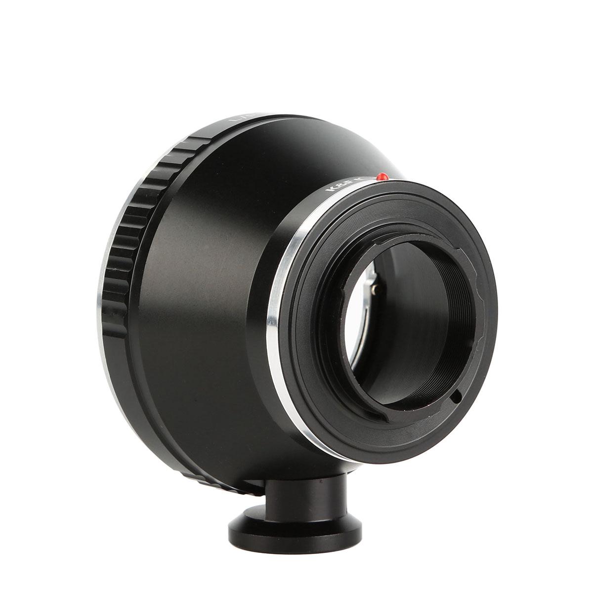 K&F Concept Adapter für Leica R Objektiv auf Pentax Q Mount Kamera mit Halterung