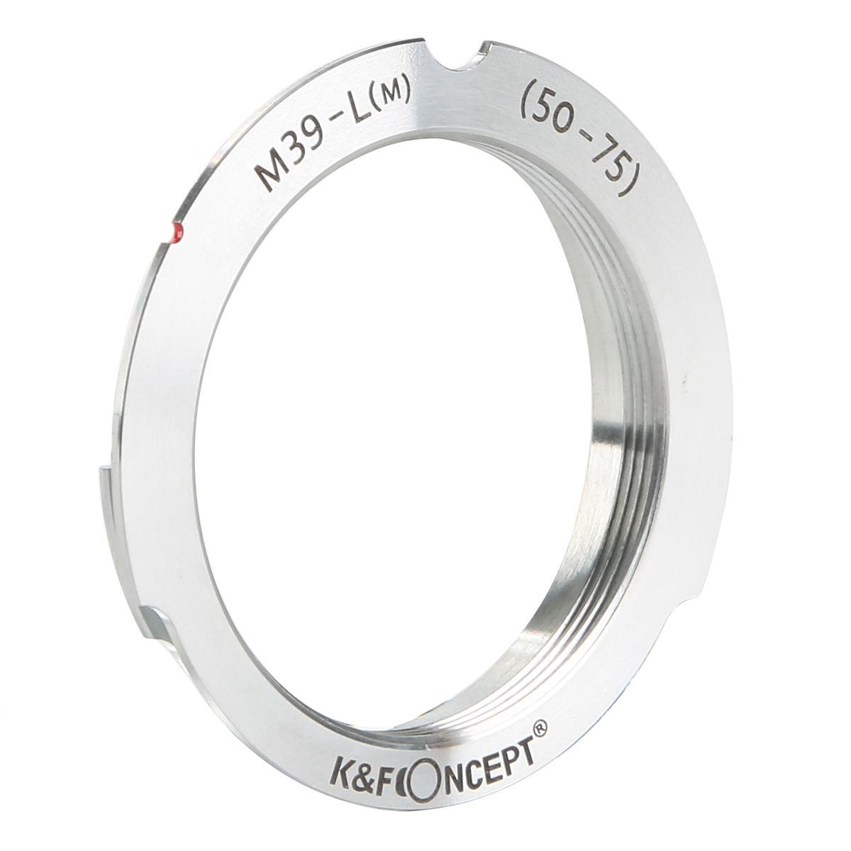 M39 50mm/75mm Lenses to Leica M Camera Mount Adapter Non-SLR port M39