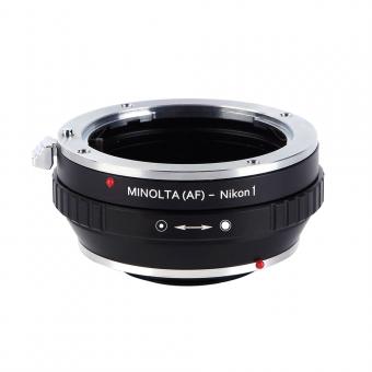 Lentes Minolta A / Sony A a Nikon 1 Adaptador de montura de lente K&F Concept M22202 Adaptador de lente