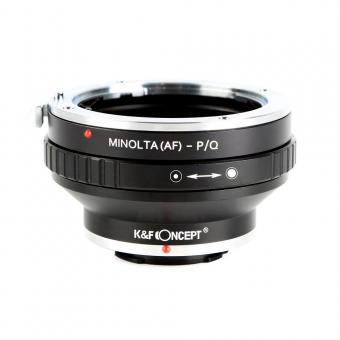 Lentes Minolta A / Sony A a adaptador de montura de lente Pentax Q con montura de trípode Adaptador de lente K&F Concept M22162