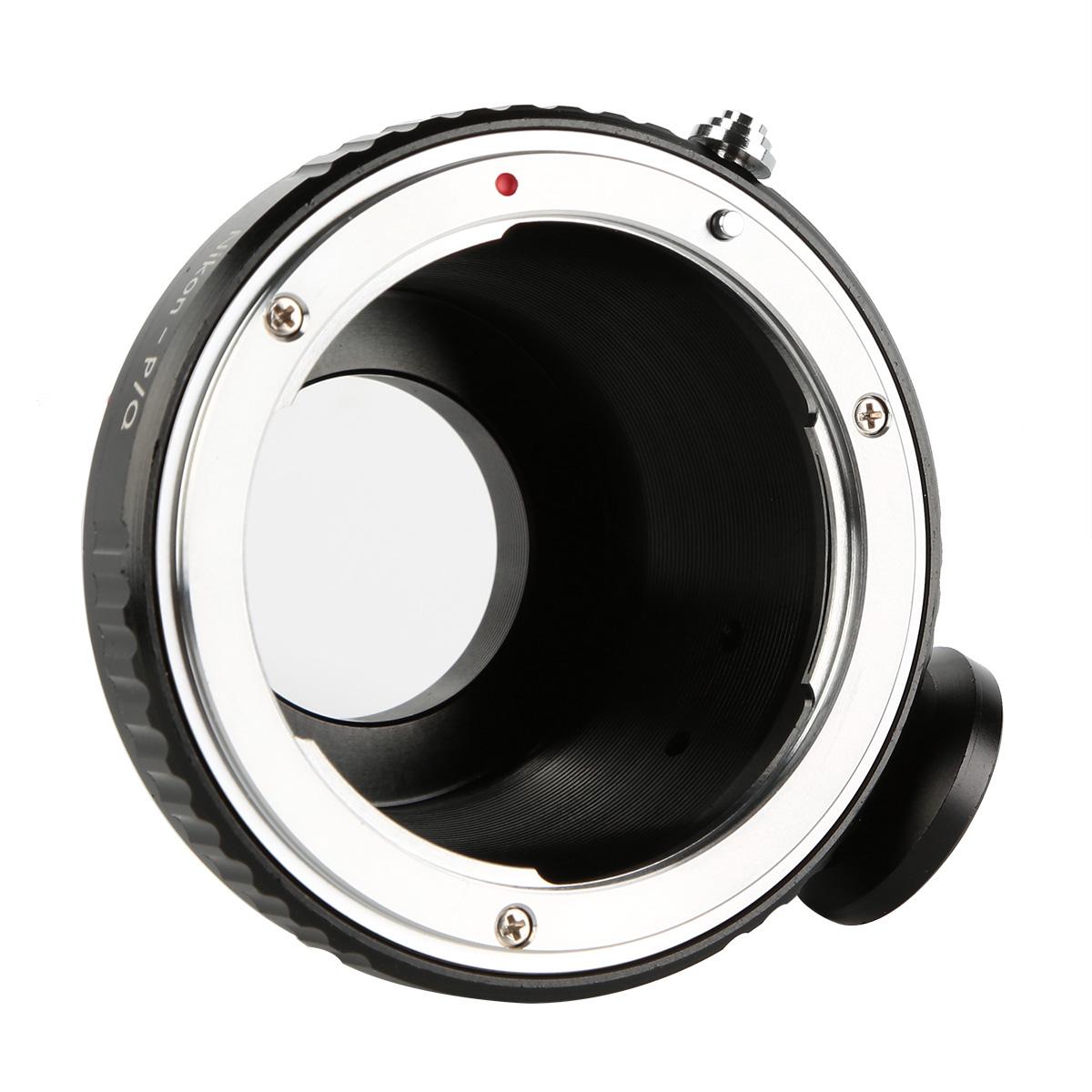 NIK F-P/Q Adaptador para Objetivo Nikon F a Montura Pentax Q con Soporte Trípode, Serie FIX