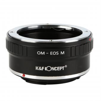 K&F Concept Adapter für Olympus OM Objektiv auf Canon EOS M Mount Kamera