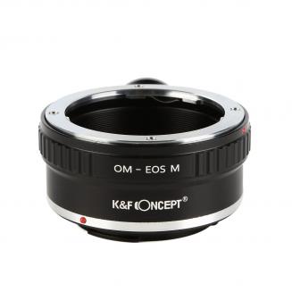 Bague d'Adaptation pour Objectif Olympus OM vers Appareil Photo Canon EOS M avec Support Trépied