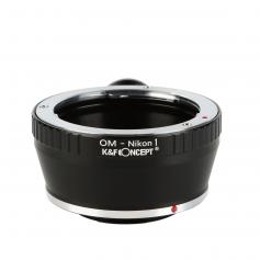 Olympus OM Objektiv på Nikon 1 Kamera Adapter med stativfäste