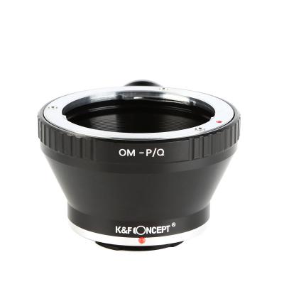 OM-P/Q A Adaptador para Objetivo Olympus OM a Montura Pentax Q con Soporte Trípode, Serie FIX