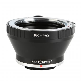 Lentes Pentax K a lente Pentax Q Adaptador de montura de lente con montura de trípode Adaptador de lente K&F Concept M17162