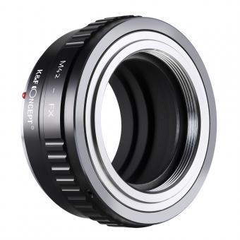 Adaptador de montura de lente K&F Concept M42 a FX Adaptador de lente M42 a cámara sin espejo Fujifilm X-Series