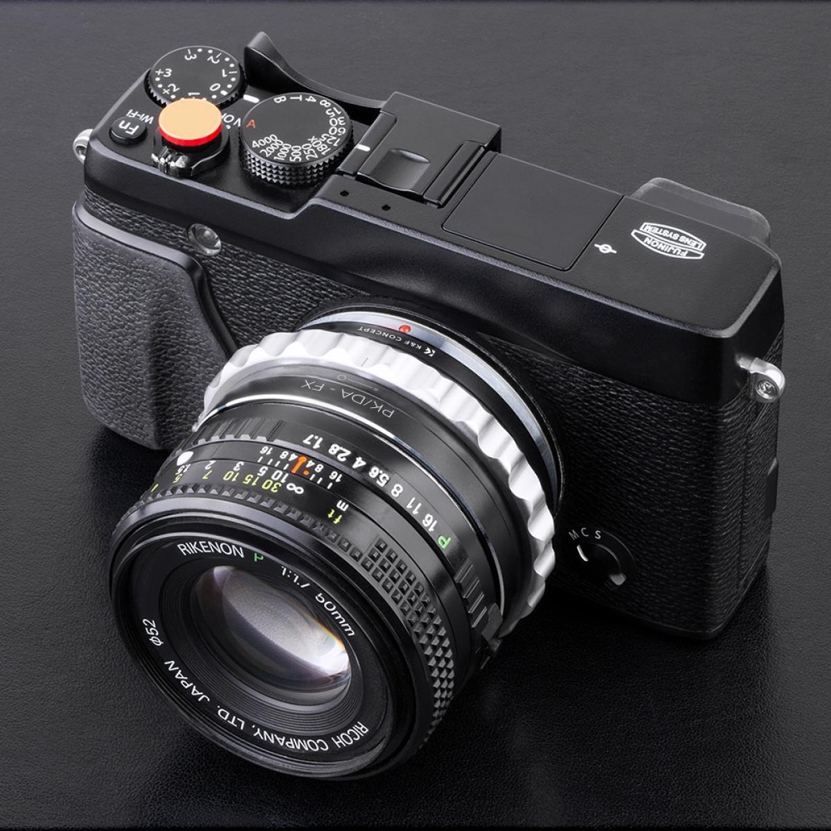 Anello Adattatore FOTGA PK-FX Per Obiettivo Pentax PK K Per - Foto 4