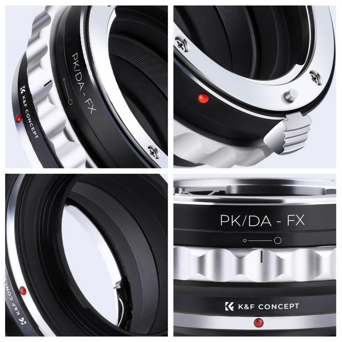 Adapter Pentax K/M/A/FA/DA Obiektyw do Fujifilm X Aparat
