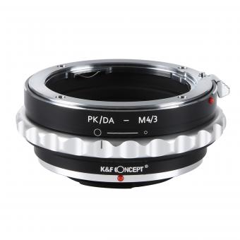 Lentes Pentax K/M/A/FA/DA a adaptador de montura de lente M43 MFT Adaptador de lente K&F Concept M35121