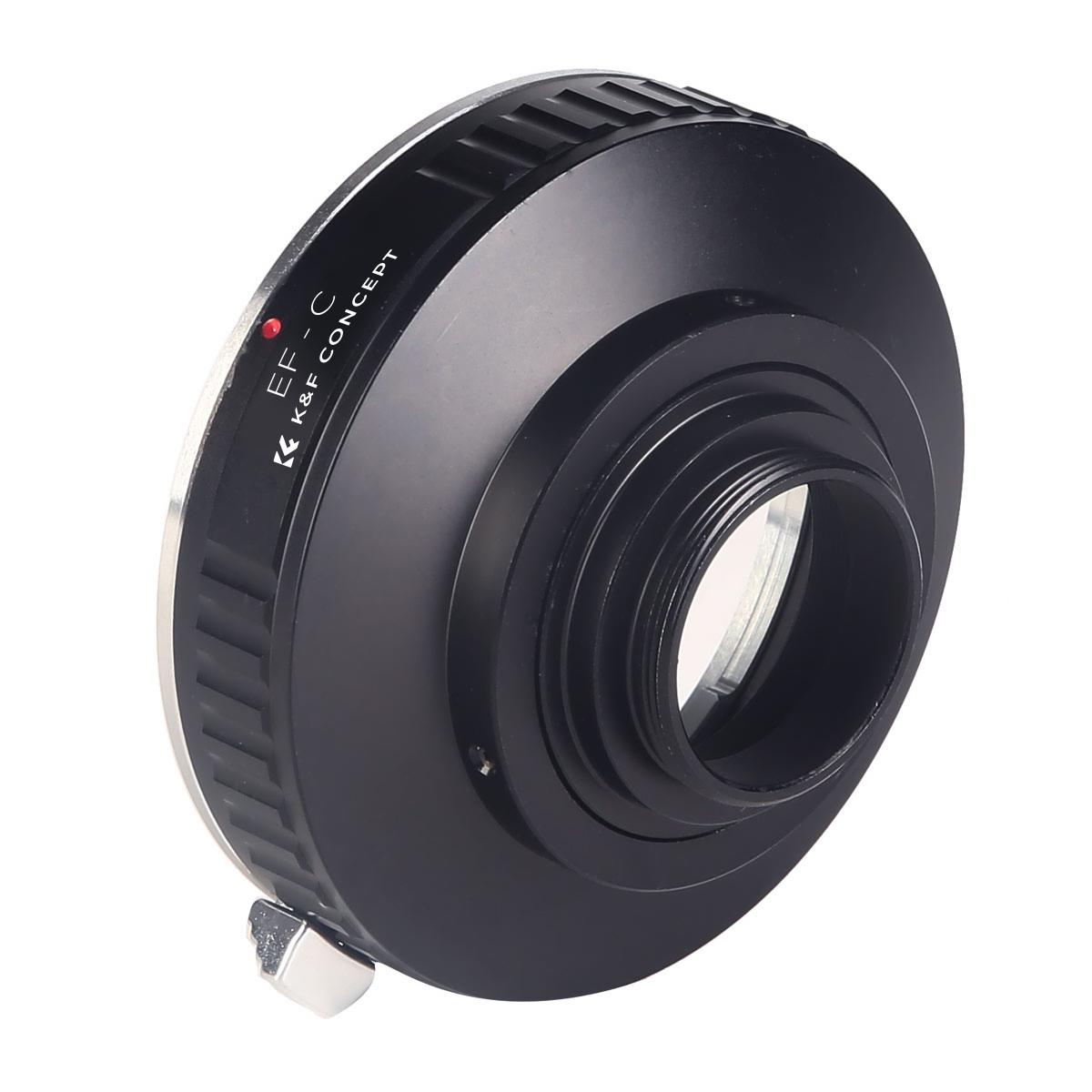 Canon EOS EF Lenses to C Mount Camera Adapter