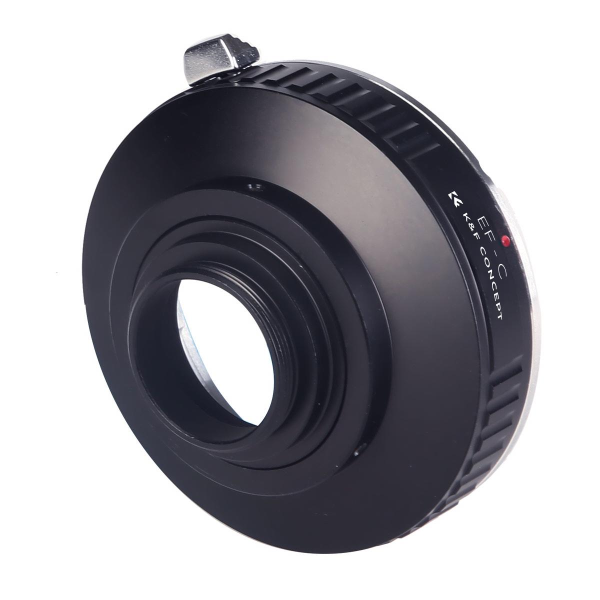 Canon EOS EF Objektiv til C Mount Kamera Adapter K&F Concept