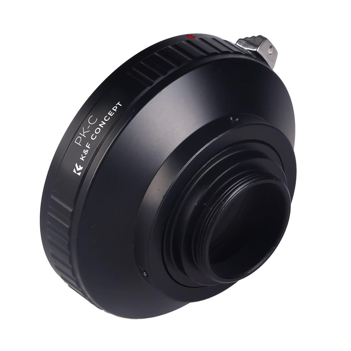 K&F Concept Pentax K Linser til C Mount Kamera Adapter