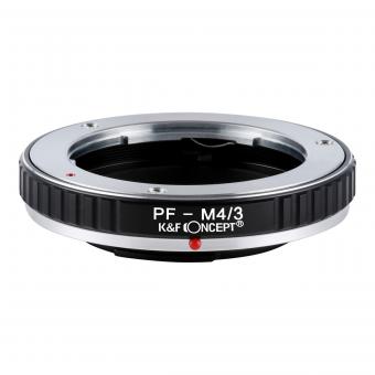Lentes Olympus Pen F a adaptador de montura de lente M43 MFT Adaptador de lente K&F Concept M44121