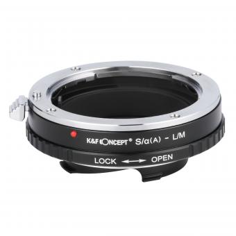 Lentes Minolta A / Sony A a adaptador de montura de lente Leica M Adaptador de lente K&F Concept M47151