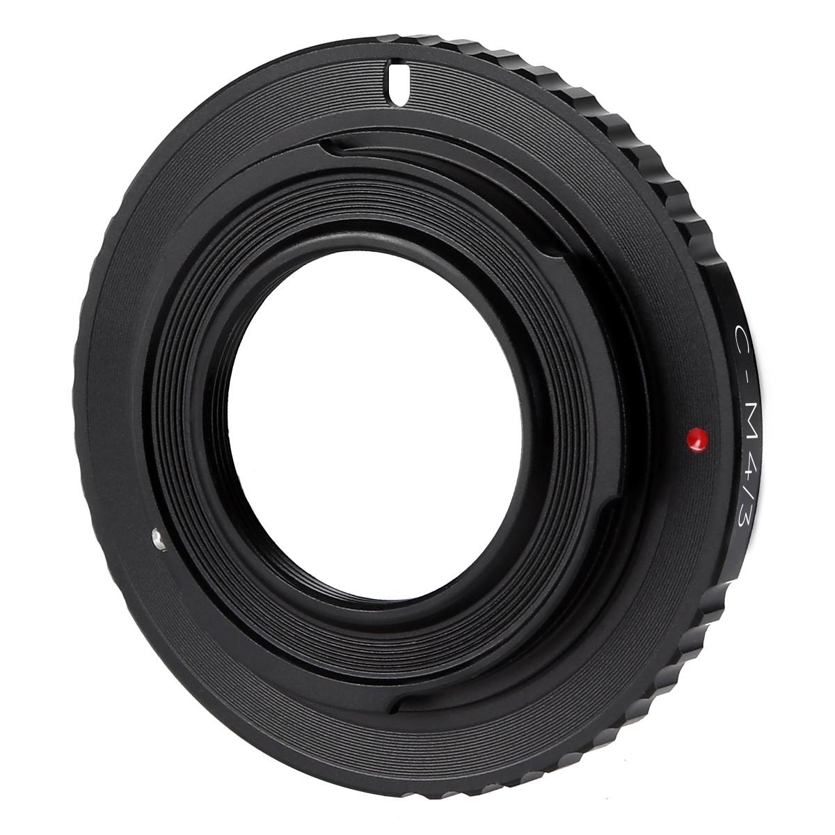 C Mount Lenses to M43 MFT Mount Camera Adapter