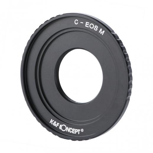 hazlo plano pulgar Establecimiento Adaptador de lentes Contax C/G CG a cámaras sin espejo Canon EOS M EF-M EOS- M, lentes C a adaptador de montura de lente Canon EOS M - K&F Concept