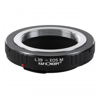 Lente de montaje de tornillo Leica L39 M39 a Canon EOS M EF-M, M39 Lentes a Canon EOS M Adaptador de montura de lente K&F Concept M41141