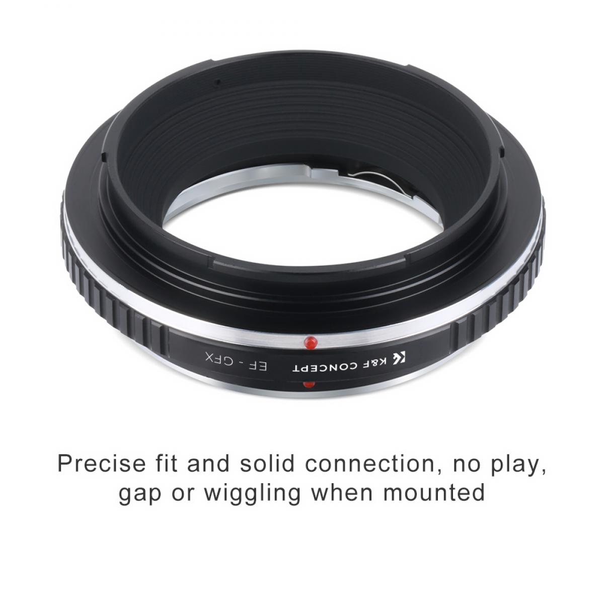 LENS ADAPTERS Canon EOS EF Lenses to Fuji GFX Camera Mount Adapter K