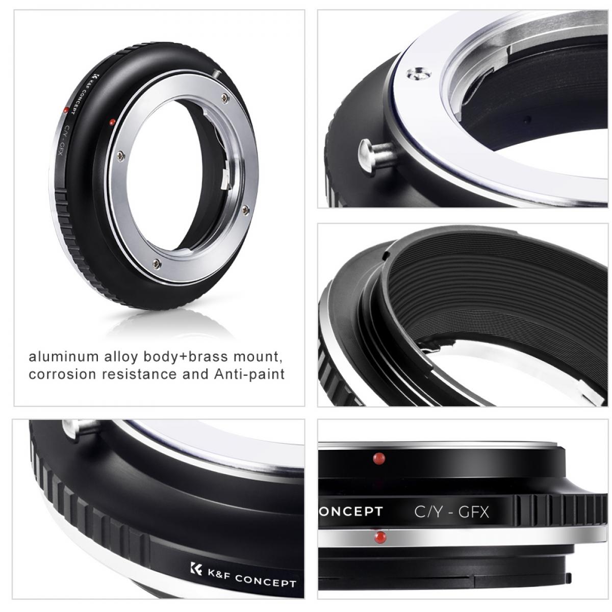 LENS ADAPTERS Contax/Yashica CY C/Y mount lens to Fujifilm G-Mount GFX ...