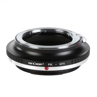 K&F Concept PK-GFX Bague d'Adaptation pour Objectif Pentax K vers Fuji GFX Mondure Appareil Photo