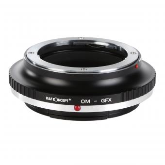 K&F Concept Adapter für Olympus OM Objektive auf Fuji GFX Mount Kamera