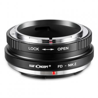 K&F Concept Adapter für Canon FD Objektiv auf Nikon Z Mount Kamera FD-NIK Z