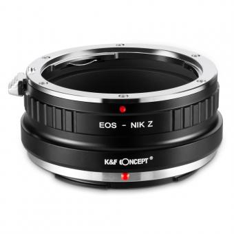K&F Concept Bague Adaptation pour Objectif Canon EF vers Nikon Z Mount Appareil Photo