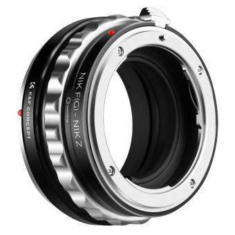Lente de montura G AF-S a cámara Nikon Z6 Z7 Adaptador de montura de lente K&F Concept