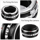 G AF-S-fästeobjektiv till Nikon Z6 Z7-kamera K&F Concept-adapter för objektivfäste