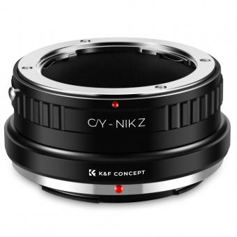 Adaptador de montura de lente Contax Yashica CY a cámara Nikon Z6 Z7 K&F Concept
