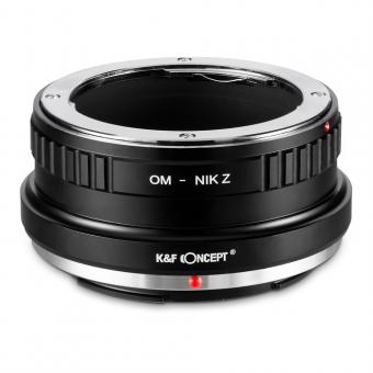 K&F Concept Adapter für Olympus OM Objektiv auf Nikon Z Mount Kamera OM-NIK Z