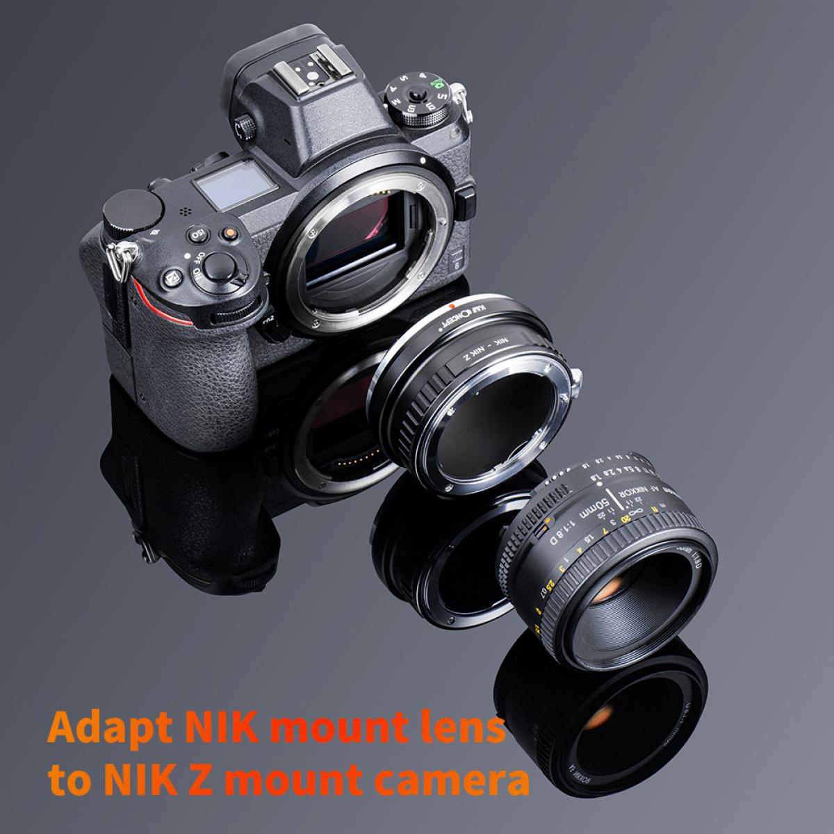 K&F M11184 Nikon F Lenses to Nikon Z Lens Mount Adapter K&F Concept