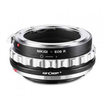 Lentes Nikon G a Canon EOS R Adaptador de montura de lente K&F Concept M18194 Adaptador de lente