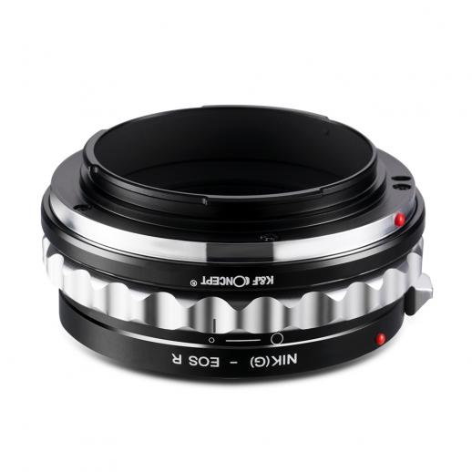 K&F Concept Bague Adaptation Objectif pour Monter Objectif Nikon vers Boîtier Canon EOS R- NIK-EOS R