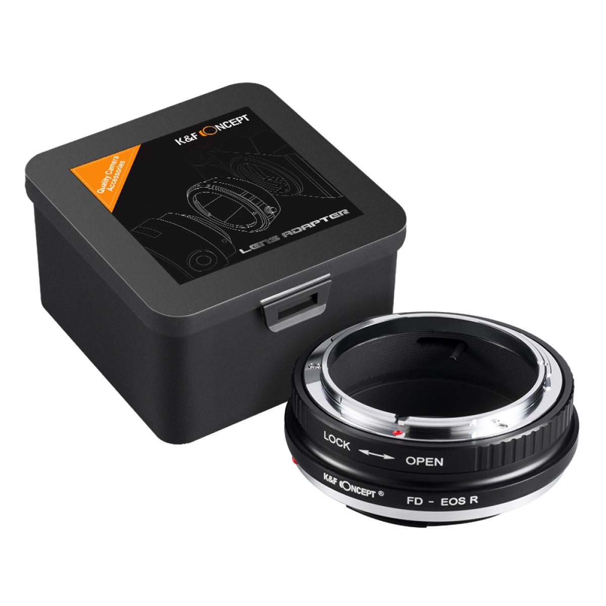 K&F Concept Adapter für Canon FD Objektiv auf Canon EOS R Mount Kamera