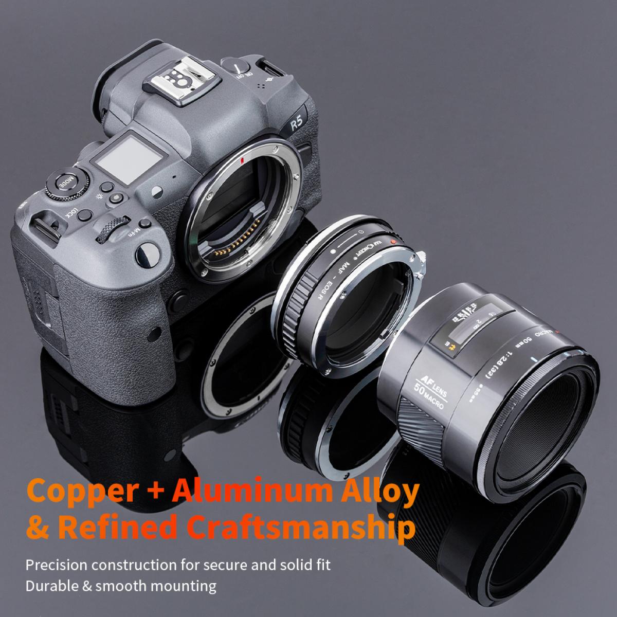 Minolta A / Sony A Lenses to Canon EOS R Mount Camera Adapter