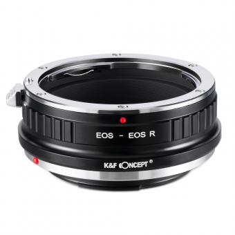 K&F Concept EOS Lens to EOS R Mount Adapter, Compatible with Canon EOS EF EF-S mount lens and Compatible with Canon EOS R Cameras 